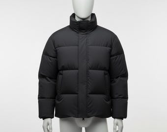 Chaqueta acolchada para hombre: abrigo acolchado de invierno cálido / Ropa de calle de moda para hombre