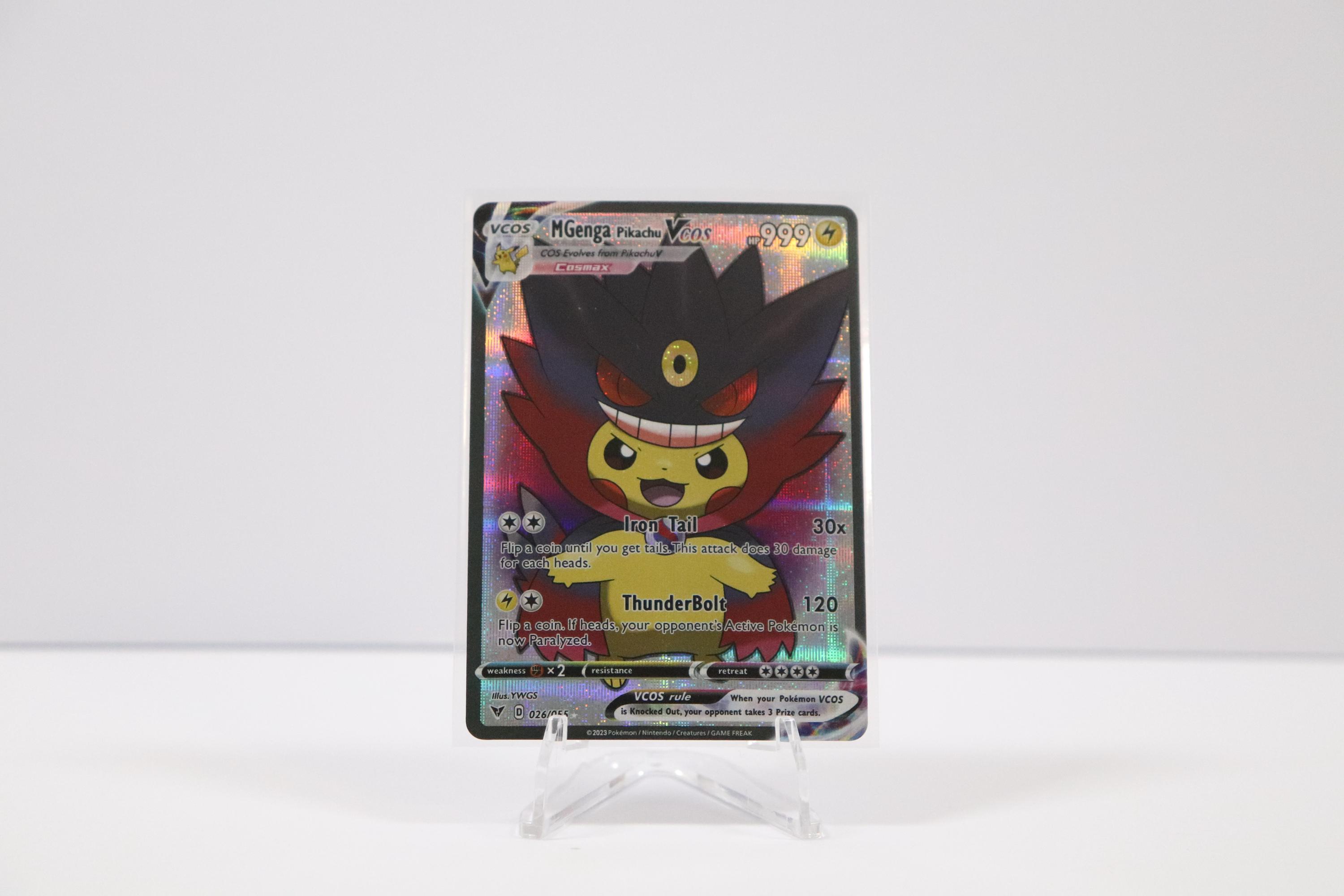 Mega Gengar Pikachu Cosplay Art Card - Textured Full Art Proxy