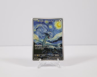 Carta coleccionable de Pokémon Lugia Noche estrellada Van Gogh Luna hermosa ACG