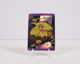 Drowzee R - Poke Baby - Art Card - Full Art Custom - Rare Proxy - Pokemon