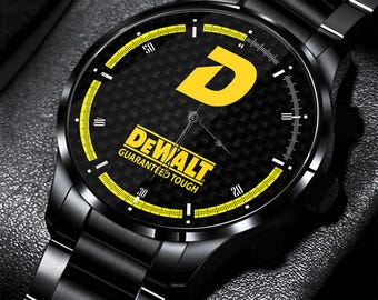 Reloj para herramientas eléctricas DEWALT, reloj de pulsera de regalo con garantía de durabilidad.