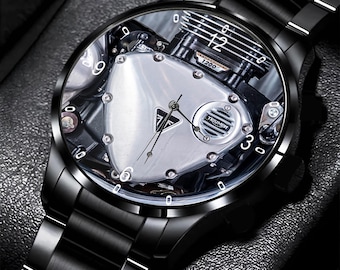 Reloj para motocicleta Triumph Bonneville Thruxton 2016, reloj de pulsera para regalo.