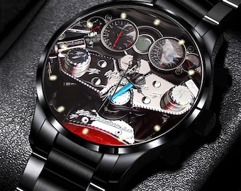 Reloj con velocímetro Suzuki Hayabusa, reloj de pulsera para automóvil - Regalo