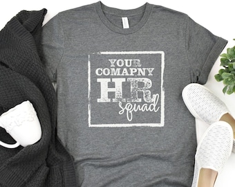 HR Squad Shirt, Personalized Human Resources t-shirt, Hr Shirt, HR Gift, hr manager, HR Team Shirts, Human Resources Crew, hr team gifts