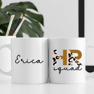 HR Squad Mug, Custom hr Mug, Name Mug, Human Resources Gift, hr Team Appreciation, HR Department Cup, Personalized Office Gift, hr Team gift