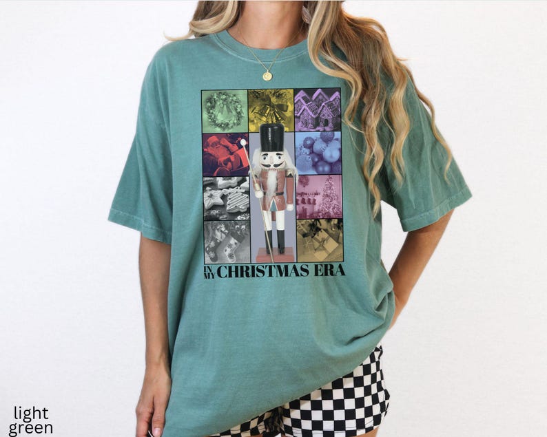 In My Christmas Era Shirt Comfort Colors Tee Trendy Womens Xmas Shirts