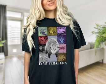 In My Feral Era Possum Shirt Opossum tshirt, Funny Possum t-shirt, Awesome Possum, Goblincore Shirt, Cottagecore Shirt, Possum Lover Gift