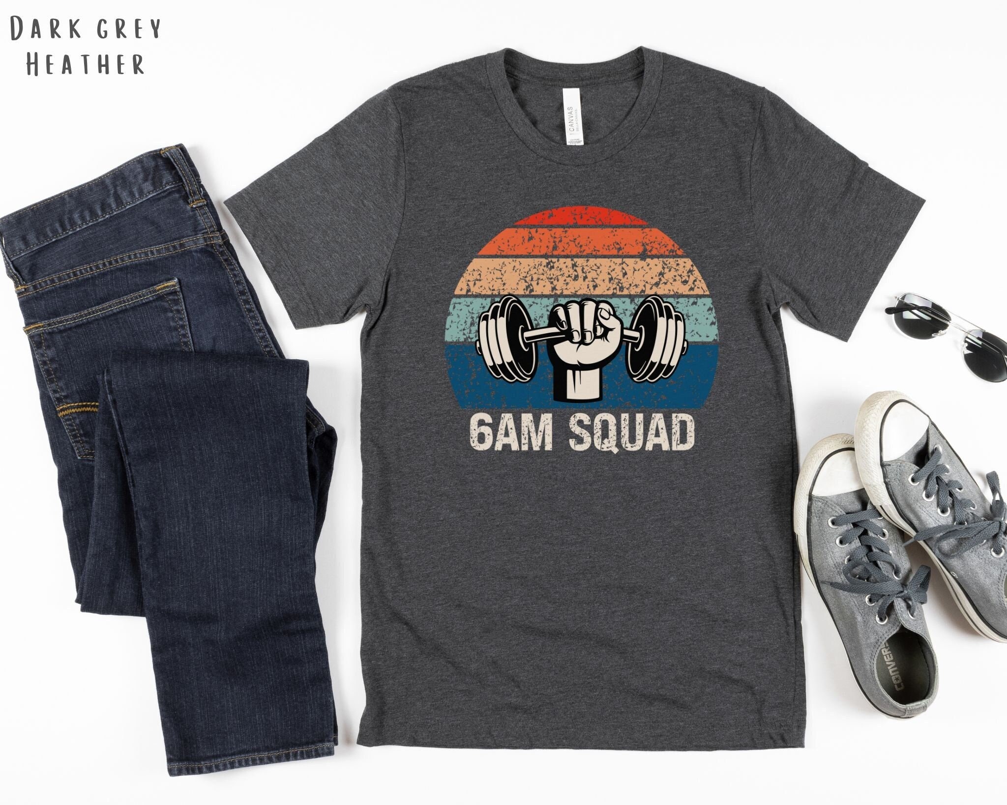 6am Workout Squad Shirt, Unisex 6am Crew Tshirt, 6am Club