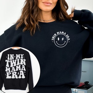 In My Twin Mom Era Sweatshirt, In My Mom Era Shirt, Twin Mama, Twin Mom Club, Twin Mom Shirt, Expecting Mom Gift, New Mom, Gender Reveal