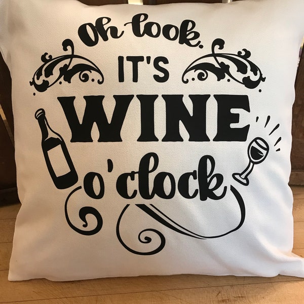 Wine Pillow Etsy