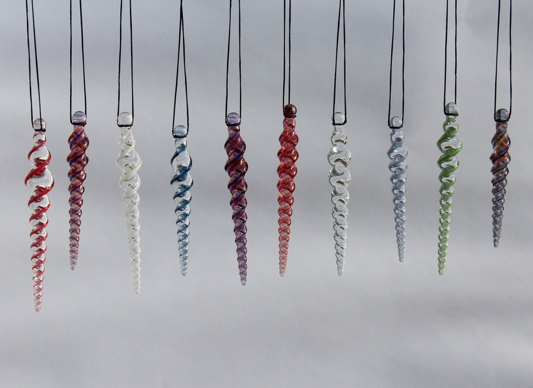 Mini Icicles Set of 10 Etsy