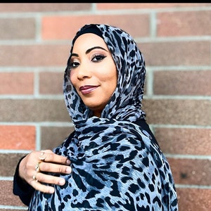 Leopard Abaya Etsy