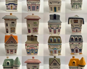 Handgemaakt Spice Village Huisje – Keramiek – Los Huisje of Set (16 varianten)