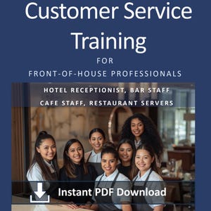 Customer Service Training for Front-of-House Staff (Hospitality Training Deck PDF)
