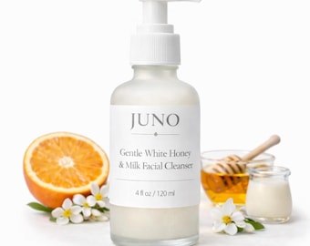 Juno Gentle White Honey & Milk Facial Cleanser