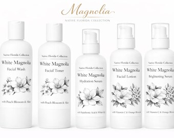 White Magnolia Facial Care Set • Native Florida Botanical Skincare