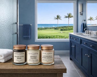 Country Club Classics - Salt, Sugar, & coffee Body Scrubs by Jupiter Apothecary.