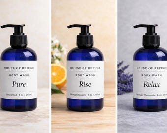Castile Body Wash | Pure, Rise, Relax Scents