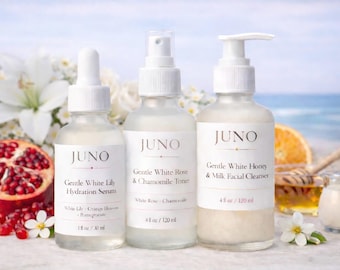 Juno daily Gentle Cleanse, Tone & Hydrate  Set  by Jupiter Apothecary