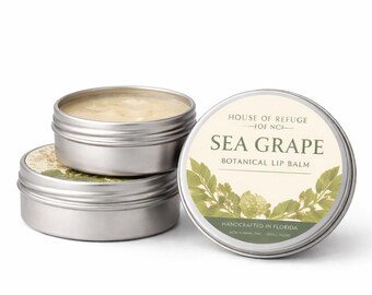 Native Florida Collection - Sea Grape Botanical Lip Balm by Jupiter Apothecary.