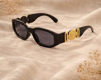 Okulary przeciwsłoneczne w stylu retro, kwadratowe, mała oprawka, UV400, nieregularne, designerskie okulary przeciwsłoneczne dla kobiet i mężczyzn, modne okulary przeciwsłoneczne w stylu vintage