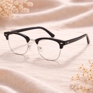Retro Blue Light Blocking Glasses for Men, Vintage Computer Glasses Anti Blue Light, Gaming Reading Glasses UV Protection