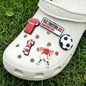 United Inspired Shoe Charms | Soccer Clog Pins | Fan Gift