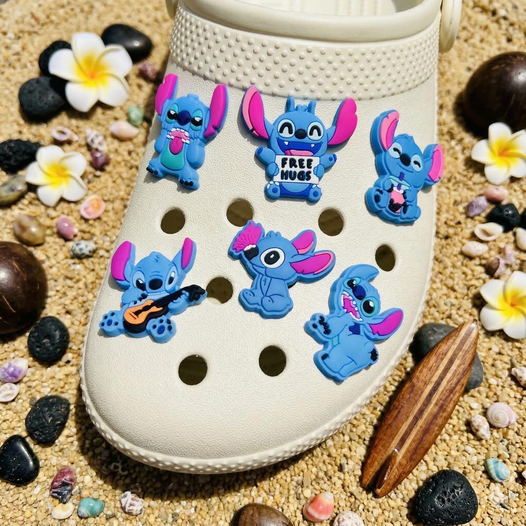 Stitch Inspired 6pcs Shoe Charms Set - Etsy
