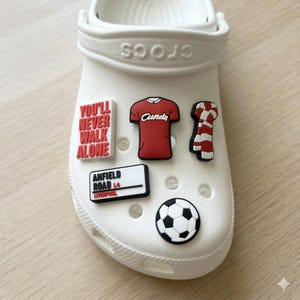 Liverpool Inspired Red Shoe Charms | Clog Accessories | Reds Gift