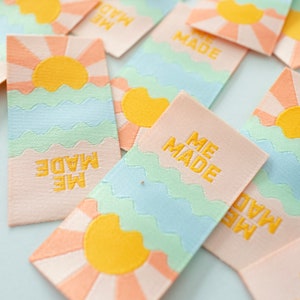 X6 Original Paige Joanna Woven Clothing Labels | Me Made Sun Rays Design