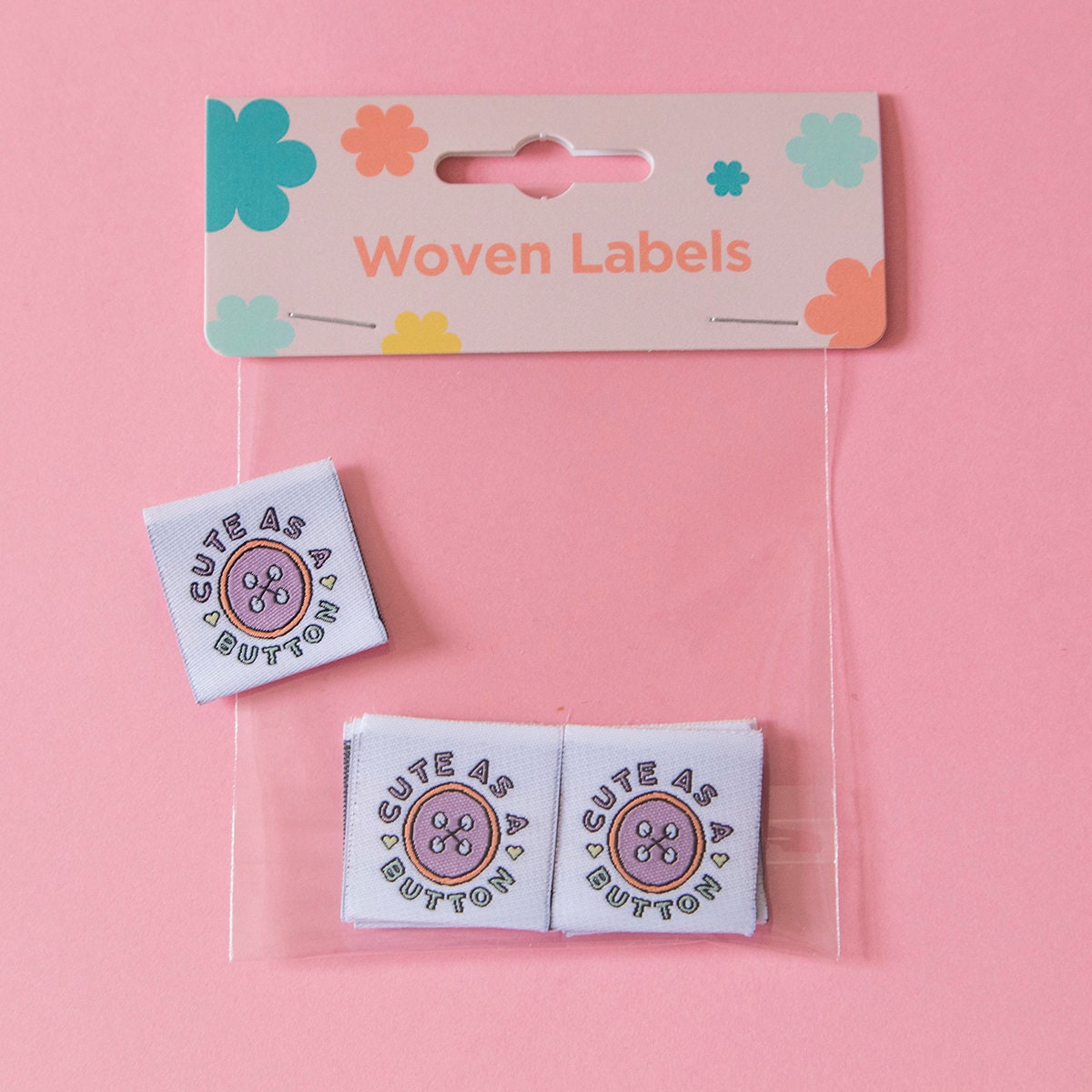 Handmade by Labels knitting, Crochet, or Sewing Labels Customizable for  Handmade Items, Organic Cotton 