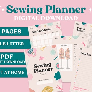Digital Sewing Planner: Beginner Sewing Guide (PDF)