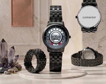 1968 Camaro Vintage Speedometer Car Watch, Automotive Timepiece - Gift Wristwatch