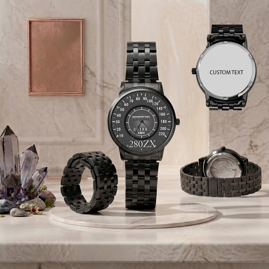 Datsun 280ZX Speedometer Watch, Automotive Timepiece - Gift Wristwatch ...