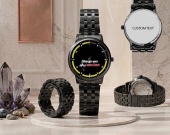 Snap on Racing Watch, Automotive Timepiece - Gift Wristwatch
