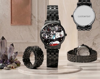 Suzuki Hayabusa Speedometer Motorcycle Watch, Automotive Timepiece - Gift Wristwatch