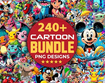 240+ Cartoon Bundle Png, Sublimation Design, Cartoon Clipart, Cartoon Png, Cartoons Svg, , Retro Svg, Cartoon Characters, Cartoon Images