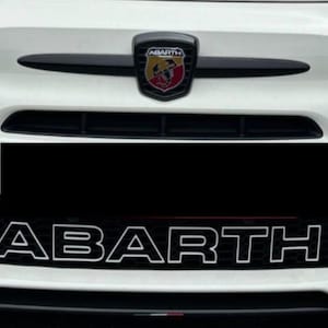 Abarth Frontgrill Schriftzug