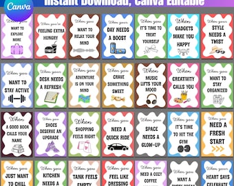 Plantilla editable de libro de tarjetas de regalo de graduación en Canva, idea de regalo para graduados universitarios 2026, libro portatarjetas de regalo imprimible, regalo de graduación de última hora hecho por uno mismo