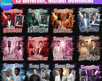 15種類の長寿メモリアルTシャツCanvaテンプレート、天国へのトリビュート（安らかに眠れ）、葬儀の背景、天国の階段、長寿メモリアルデザイン