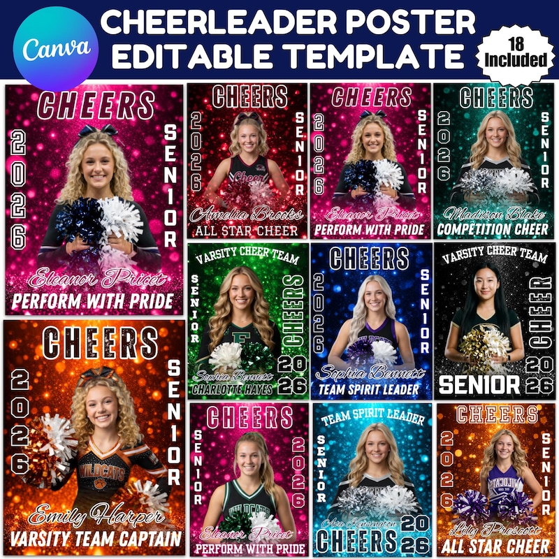 Cheering Banner Example Cheer Banners - Etsy
