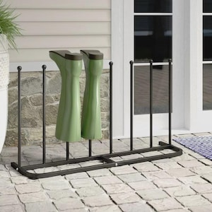 Soporte para botas Wellington: admite 4 o 5 pares de botas de agua o botas de montaña