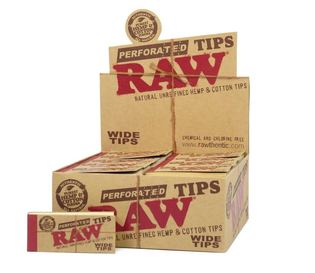 Raw Tips Use RAW Tips Authentic Perforated Wide Tips - Etsy