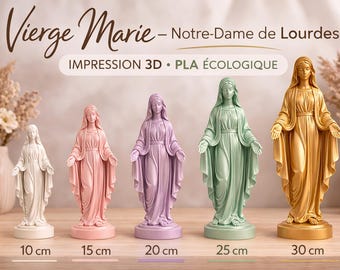祈る聖母マリア像：12インチブロンズ仕上げの聖母マリア像 - Etsy 日本