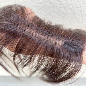 Lace Human Hair Topper Low Density - Etsy display picture 1