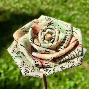 Baumwollrosen mit Stielen, Hochzeitsstrauß, Baumwollrosen, Baumwollrosen, Geschenk für Sie, Hochzeitsstrauß, Baumwollrosen