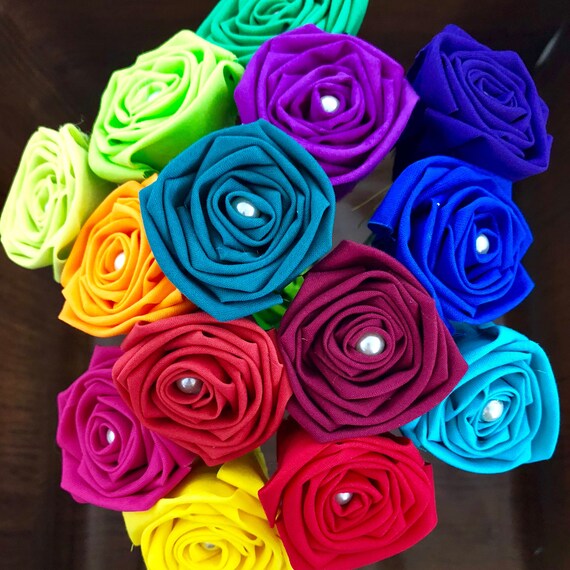 Bright Colorful Roses