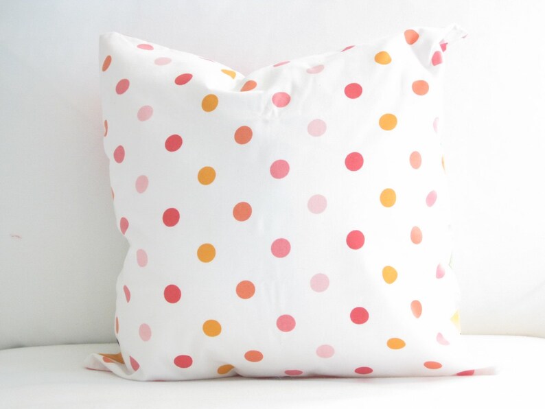 Decorative Pillows For Kids Polka Dot Pillows 16in Pillow Etsy