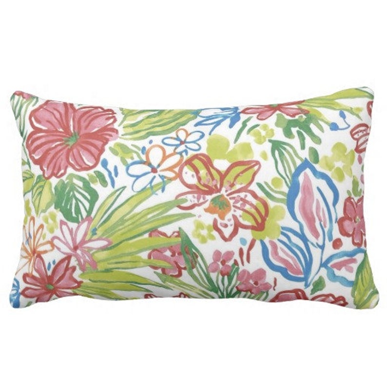 Outdoor Pillows Outdoor Floral Pillow Flower Pillows Pillow Etsy