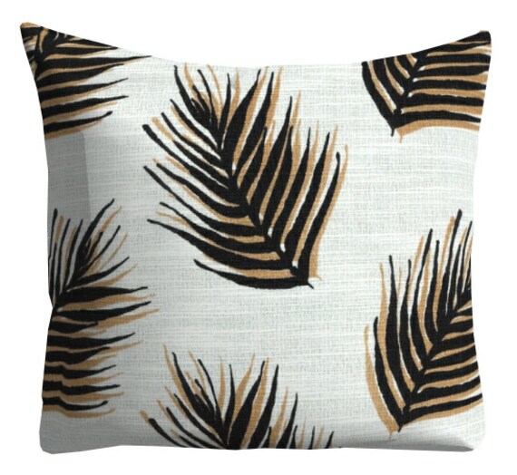 Nate Berkus Pillows Pillow Covers Palm Leaf Pillows Jungle Etsy